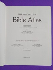 The Macmillan Bible Atlas Third Edition, Vintage 1993 Hardcover/Dustjacket Book.