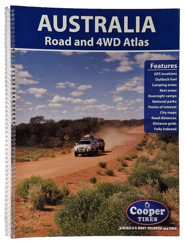 Book 🕮 Hema Maps 🕮 AUSTRALIA ROAD AND 4WD ATLAS – GPS Locations / 35x26cm