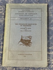5-Vintage Division Of Geology Tennessee Bulletin/Booklets, Fold Maps 1940-63