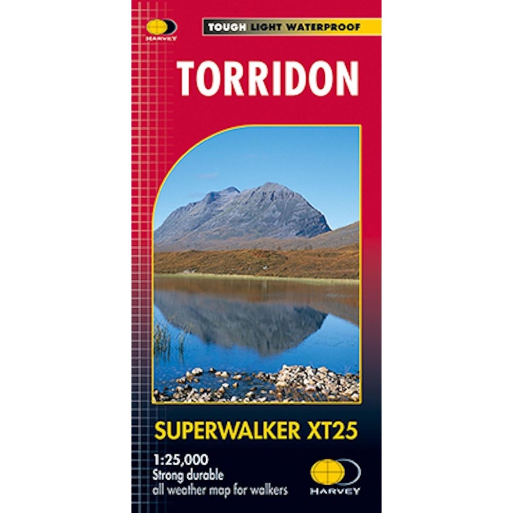 Torridon Walking Map Scotland Hiking Navigation All-Weather Strong Durable