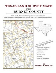 Texas Land Survey Maps for Burnet County (Paperback or Softback)