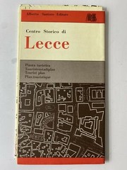 Vintage Guide Book & Tourist Map of Lecce, Italy – *In Italian*