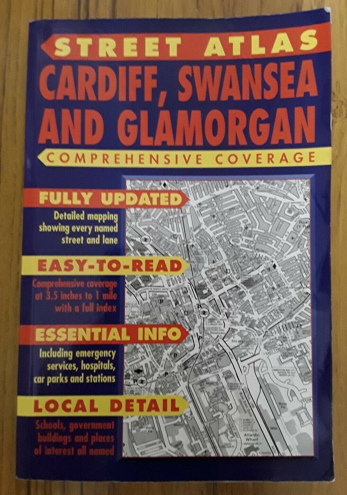 Ordnance Survey Cardiff, Swansea and Glamorgan Street Atlas Ordnance Survey