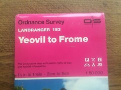 Yeovil to Frome & surrounding area OS Landranger GB Map 1:50000