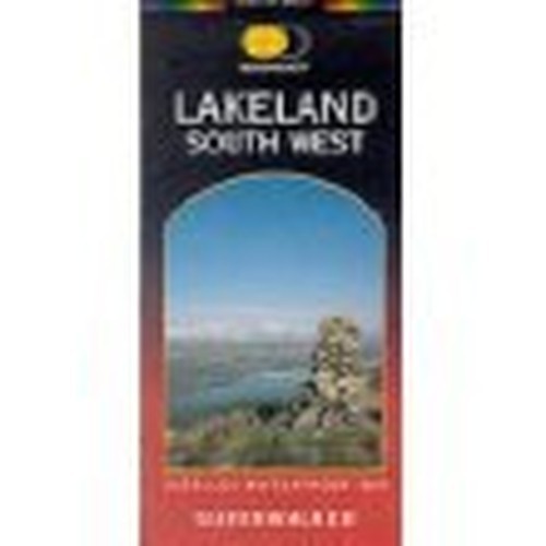 Lakeland: South West (Superwalker) by Harvey Map Services Ltd Sheet map, folded