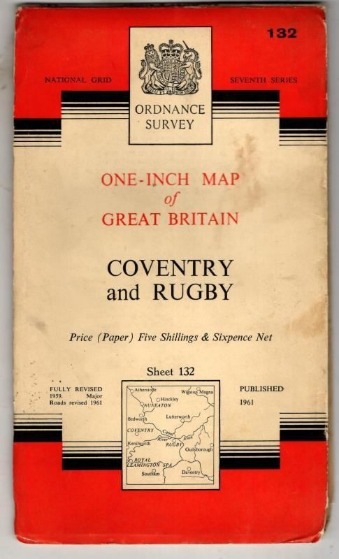 National Grid Seventh Series Sheet 132 Coventry and Rugby : Ordnance Survey