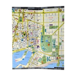 The Red Map BARCELONA Spain 2nd Edition 2010 City Map and Tour Guide Very Good