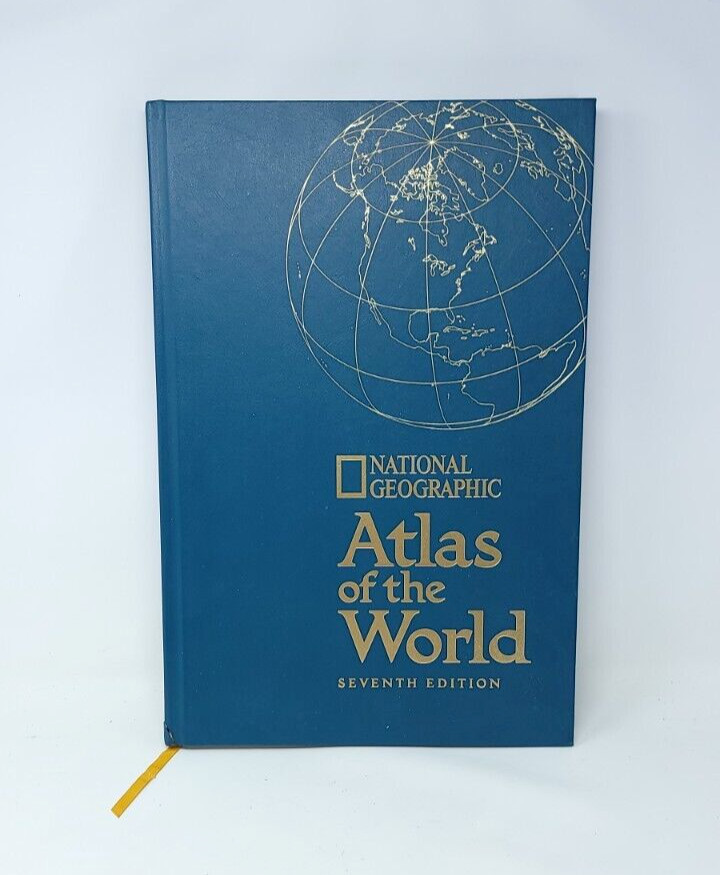 Atlas Of The World Seventh 7th Edition Book Very Large National Geographic EUC