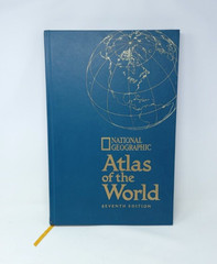 Atlas Of The World Seventh 7th Edition Book Very Large National Geographic EUC