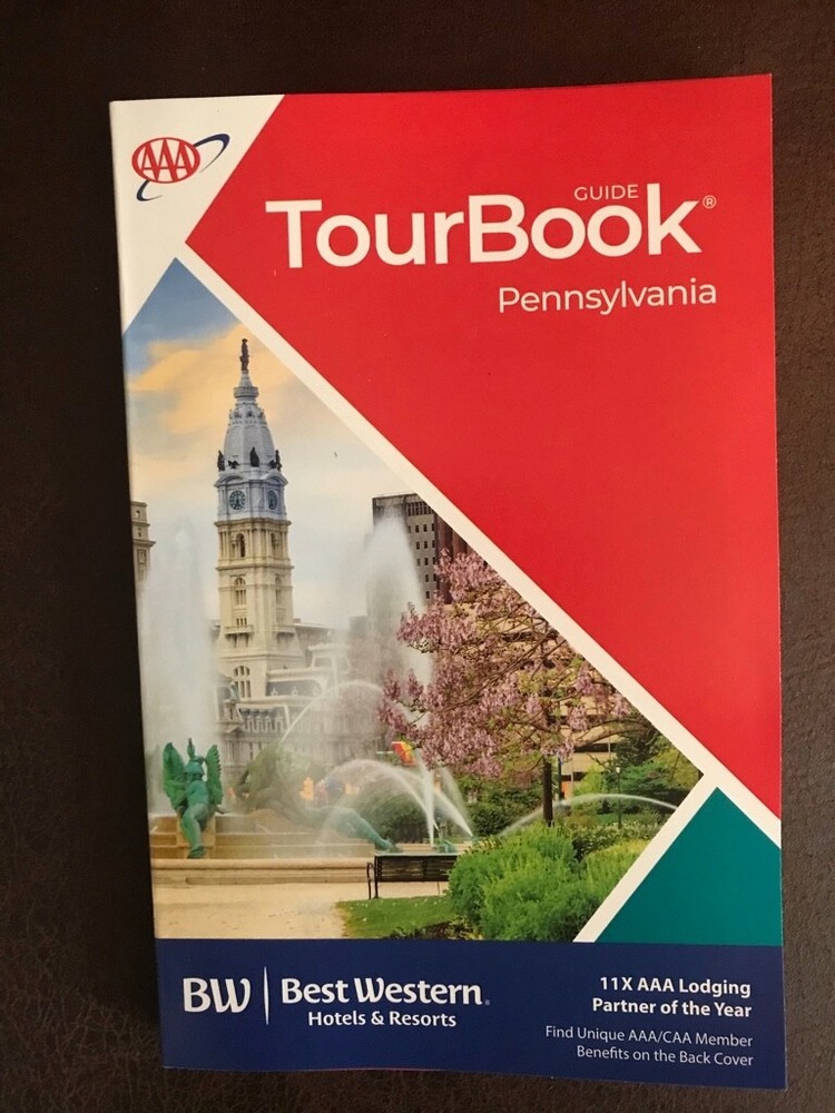 Pennsylvania Tour Book Guide Atlas Maps Events Hotels Motels 2021 Edition