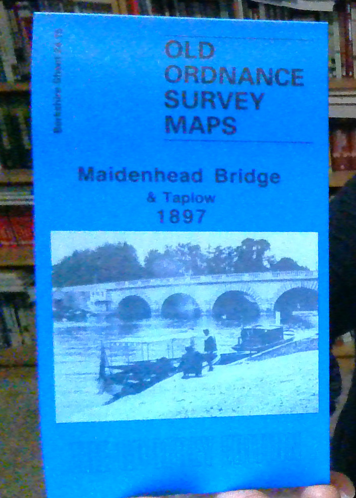 MAP OF Maidenhead Bridge & Taplow 1897 Berkshire Sheet 24.15 by Edward Sammes