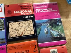 ordnance survey maps bundle South West Counties Abergavenny Black Mountains