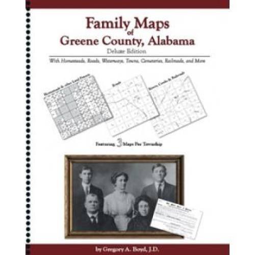 Genealogy Family Maps Cemetery Greene County, Alabama