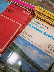 Vintage Bundle Series OS Maps Job Lot Lincoln Broards Ben Nevis Loch Ness Etc
