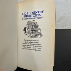 1628 Country Shortcuts Book from Country People by Reiman Publications HB 1995