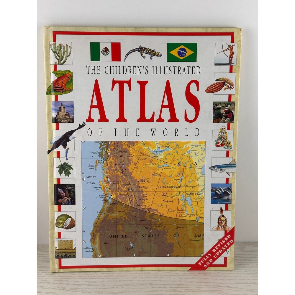 Children’s Illustrated Atlas of the World – Educational Hardcover Book