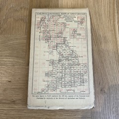 CAMBRIDGE & ELY Cloth Ordnance Survey Sixth Series One inch 1946 Sheet 135