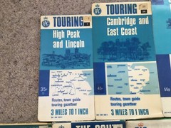 Vintage Collection of ELEVEN RAC Maps, inc TOURING. FOLD OUT MAP
