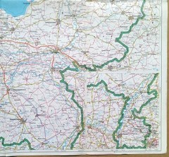 Shell Touring Map: Netherlands. Scale – 1:600,000 (1962).