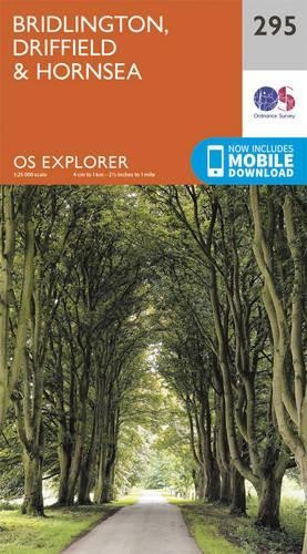 Bridlington, Driffield & Hornsea (Map) OS Explorer Map