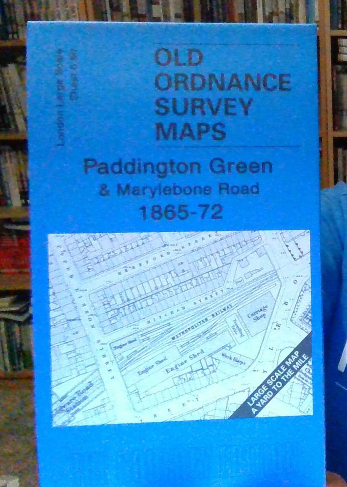 MAP OF Paddington Green & Marylebone Road 1865-72 London Large Scale 6.60 NEW