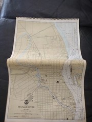 VTG NOAA Sailing Chart Book Detroit River Lake St Clair River Maps 1979 Sailing