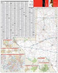 Rand McNally Easy to Read: Texas State Map Multicolor