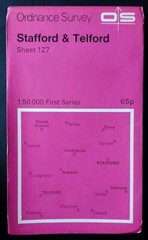 Ordnance Survey First Series Map, Sheet 127: Stafford & Telford (1974).