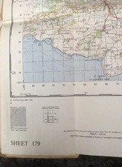1962 Ordnance Survey Seventh Series One Inch Bournemouth Map 179