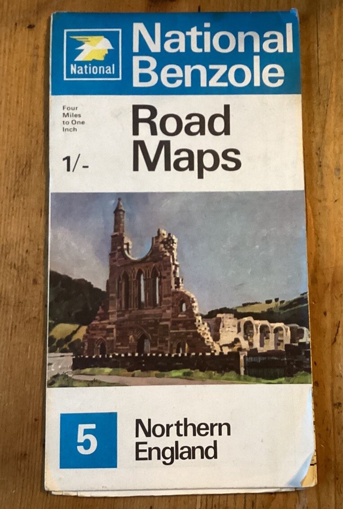 National Benzole Northern England road map 5, 1966