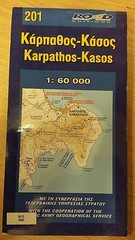 201: Karpathos- Kasos: Road Editions Map (M17)