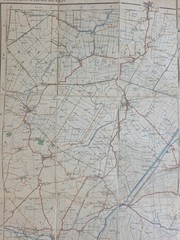 Ordnance Survey Ely 1920 Sheet 75 Contoured Road Map
