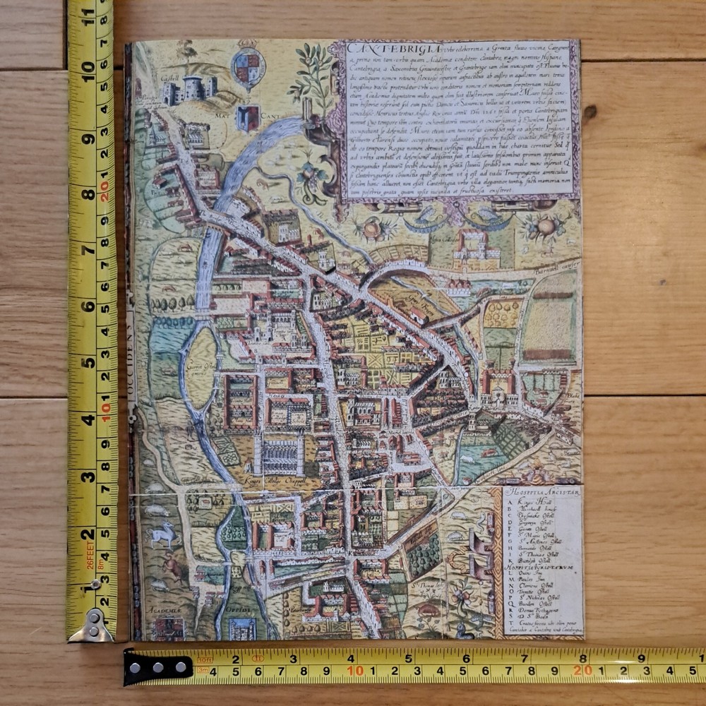 Tudor town plan of Cambridge