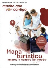 Sheet Road Map Province Of Valladolid, Spain