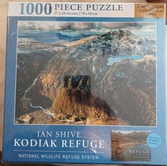 1000 piece Puzzle. Ian Shive: Kodiak Refuge. 20×27″ “Brand New” SEALED + Booklet