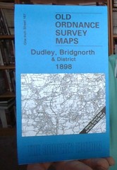 MAP OF Dudley, Bridgnorth & District 1898 One Inch Sheet 167 by Barrie Trinder