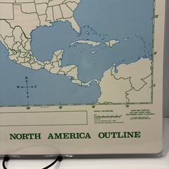17″ x 22″ Rand McNally Markable Map of North America Two-Sided Pre-owned