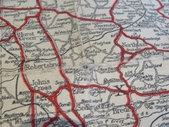 Vintage Geographia Road Atlases and Route Map Folded Map
