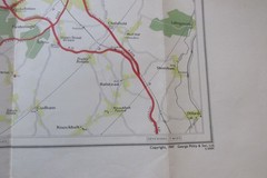 Daily Graphic – In & Out of London Motor Road Maps, 1947, Rare.
