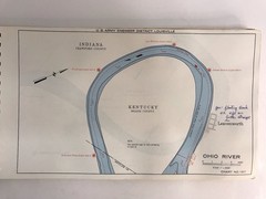1963 U.S. Army Engineer District Navigation Charts Ohio River Foster KY Cairo IL