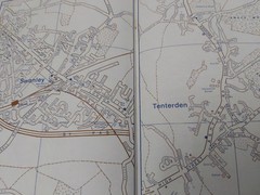 KENT Town centre maps Estate Publications 3rd revision vintage 1970 or late 60’s