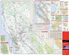 Rand McNally Easy to Read: California State Map 36″ X 45″, Multicolor
