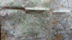 SHELL ROAD MAP MIDLANDS VINTAGE MAPS 1981 IDEAL FOR CONCOURS AND VEHICLE DISPLAY