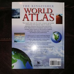 The Kingfisher World Atlas + Easy to Use CD-Rom for Project Work/Home/School- R2
