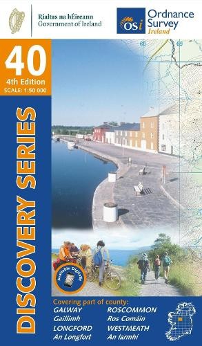 Galway, Longford, Roscommon, WestMeath (Map) Irish Discovery Series (UK IMPORT)