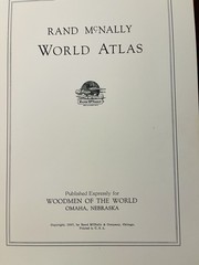 Woodmen of the World Atlas 1937 + Hammond’s Standard World Atlas 1961 Lot of 2
