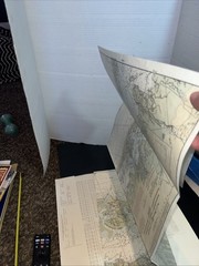 Vtg Intracoastal Sandy Hook To Little Egg Harbor Nautical Chart NOAA 1986