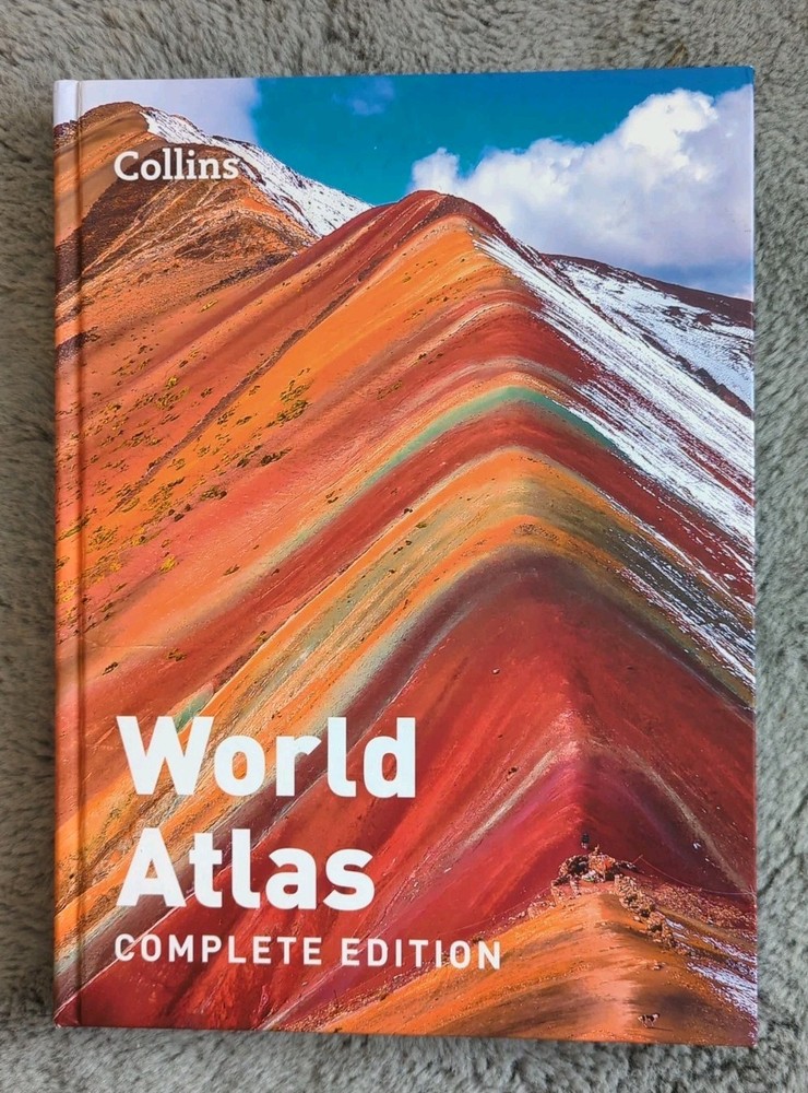 Collins World Atlas Complete Edition Hardback Map Reference Book Geography