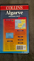 Algarve (Holiday Map) Collins Sheet map Spain