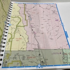 Vintage 1997 Thomas Bros Maps California Road Atlas & Driver’s Guide Book